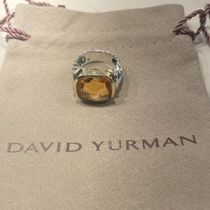 David Yurman Citrine Noblesse Cable Ring